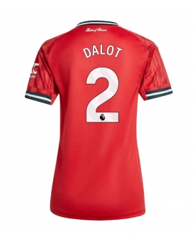 Billige Fotballdrakt Manchester United Diogo Dalot #2 Replika Hjemmedrakt Dame 2025-26 Kortermet Billige Fotballdrakt Manchester United Diogo Dalot #2 Replika Hjemmedrakt Dame 2025-26 Kortermet